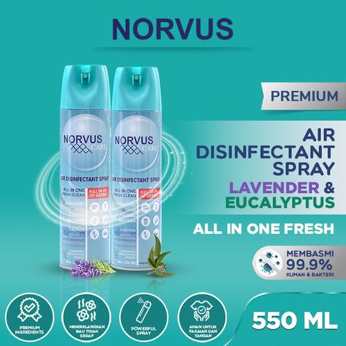 Gambar Bundle 2x 550ml Eucalyptus & Lavender Air Disinfectant Spray - NORVUS dari Norvus Indonesia Jakarta Barat Tokopedia