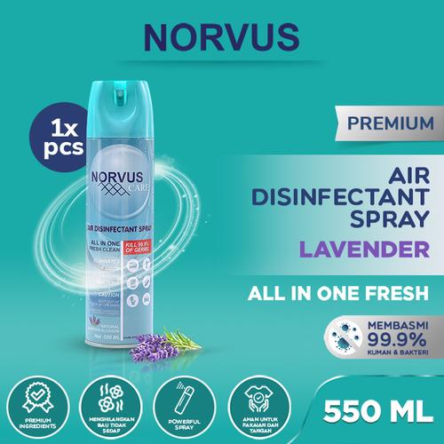 Gambar NORVUS Air Disinfectant Spray Aerosol 550ml - Natural Lavender Blossom dari Norvus Indonesia Tokopedia