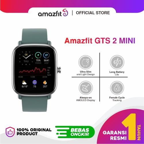 Gambar Amazfit GTS 2 Mini Sport Mode 70+ Ultra Slim Always On Garansi Resmi - Sage Green dari Amazfit Official Jakarta Pusat Tokopedia