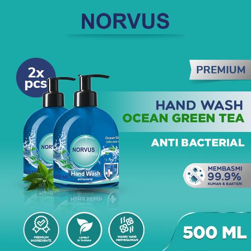 Gambar Hand Wash Green Tea 2x 500 ml - Norvus dari Norvus Indonesia Tokopedia
