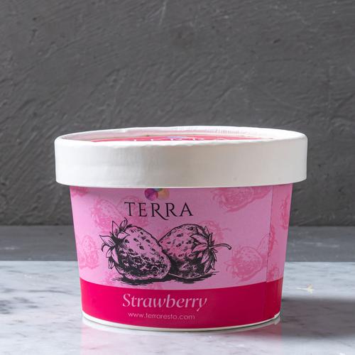 Gambar TERRA Strawberry Ice Cream 8 Oz dari Terra Eats Jakarta Selatan Tokopedia