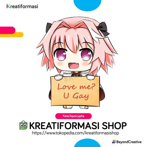 Jual Sticker Astolfo - Fate Series Anime (Fate/Apocrypha) - Kota Bekasi ...
