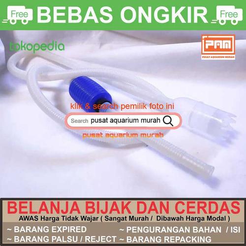 Gambar PEMBERSIH GRAVEL AQUARIUM RESUN SIPHON CLEANER HEAD PUMP VACUM CLEANER dari Pusat Aquarium Murah Kota Depok Tokopedia