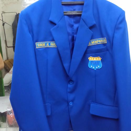 Jual jas PMII/jas biru polos/almamater/jas pria murah - S - Jakarta ...