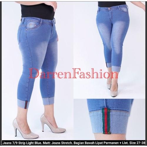Promo Celana Jeans Wanita 7/9 Lipat 