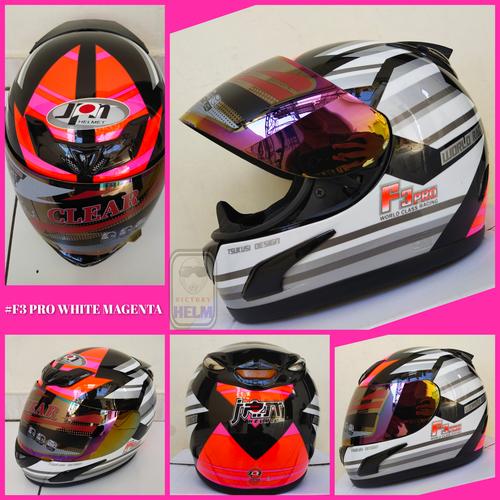 HELM JPN fullface tanduk motif F3 PRO 