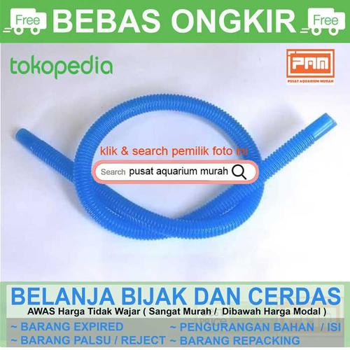 Gambar SELANG SPIRAL BIRU MURAH dari Pusat Aquarium Murah Kota Depok Tokopedia