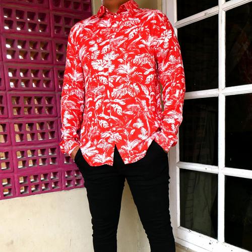 Promo Kemeja Pria H\u0026M Patterned 