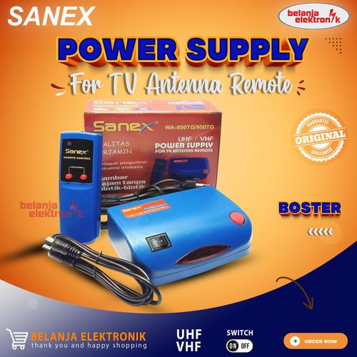 Gambar BOOSTER ANTENA DAN REMOTE BOOSTER TV POWER SUPPLY ANTENA REMOTE SANEX dari Belanja Elektronik Jakarta Barat Tokopedia
