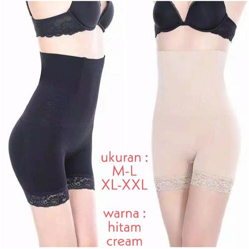 HIGH WAIST SLIM PANTS KORSET PELANGSING 