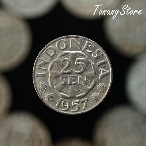 Jual Koin Kuno 25 Sen Rupiah 1957 - Kab. Ngawi - Oeang Nusantara_NEW ...