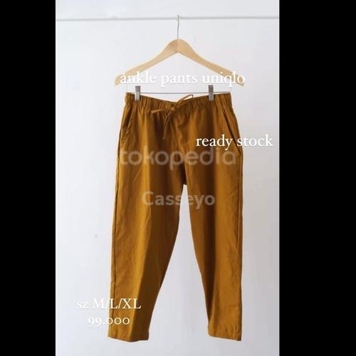 Jual women cotton relax ankle pants by 
