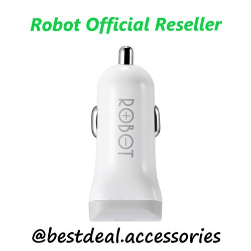 Gambar Robot RT-C06 Car Charger 2.4A Dual USB - Original Saver Mobil Vivan dari bestdeal official Jakarta Pusat Tokopedia