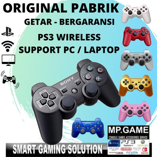Gambar Stik Stick PS3 Wireless Original Ori Pabrik Warna - StikHitamPS3 dari MPGAME Kota Tangerang Tokopedia