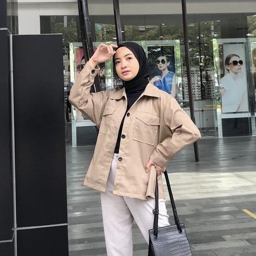 Jual Kemeja Line Shirt - Outer Linen 