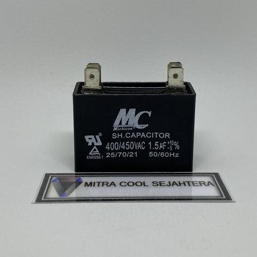 Jual Kapasitor Fan AC 1,5 uf MC SOKET 2 Kipas Angin Indoor Kotak 1.5