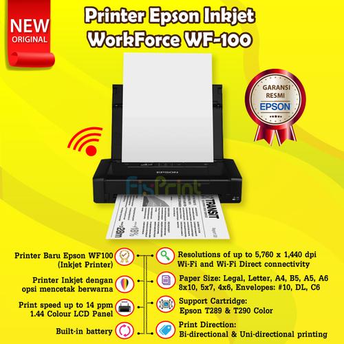 Promo Printer Epson WF-100 Work Force 