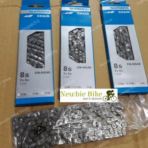 Rantai Sepeda Chain Shimano CN HG40 7 