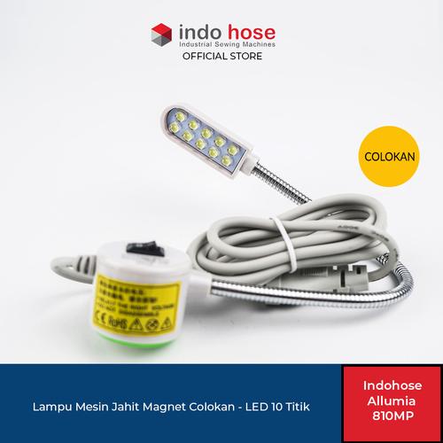 Gambar Indohose Golden C810MP Lampu Mesin Jahit Colokan Listrik LED 10 Titik dari indohose official store Jakarta Utara Tokopedia