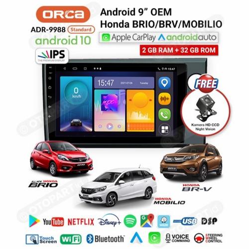 Jual Head Unit Android Brio 9 inch 