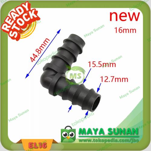 Gambar konektor Selang elbow 16mm dari Maya Sunan Jakarta Barat Tokopedia