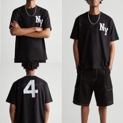Zara black print NY T-shirt for Man 