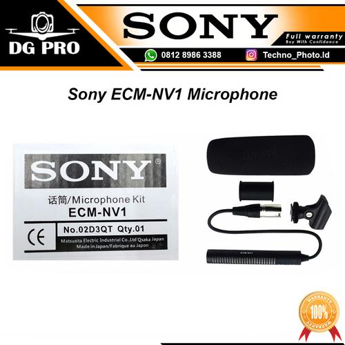 Microfono A Fucile Sony ECM-NV1 Professionale (Usato, Funzionante) Con XLR
