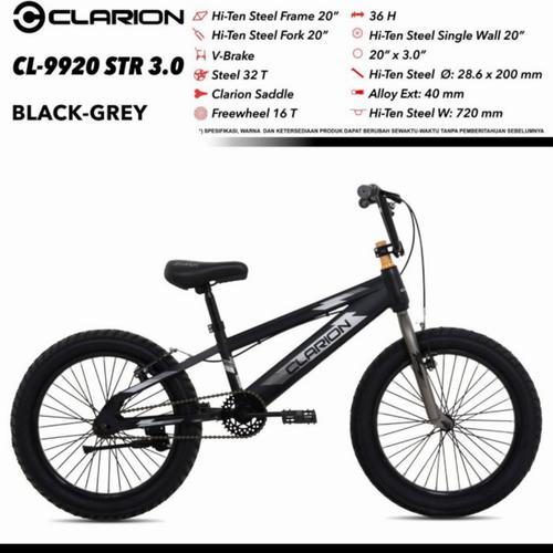 SEPEDA BMX 20 INCH CLARION BAN BESAR 