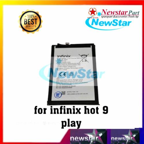 Gambar BATERAI INFINIX HOT 9 PLAY / BATERAI INFINIX X680 BL58BX ORI dari newstar Kota Bekasi Tokopedia