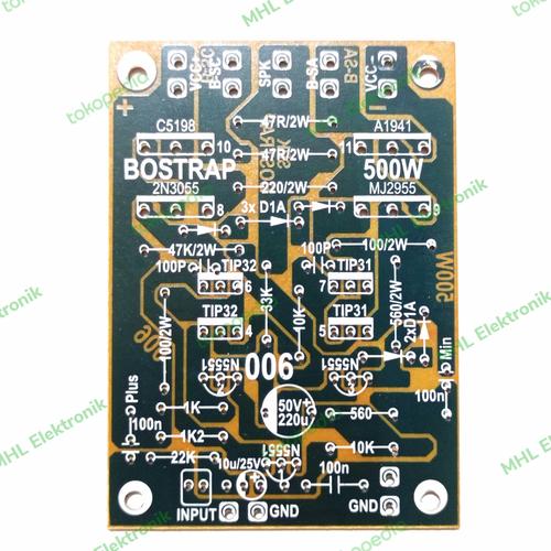 Jual PCB Power Amplifier Micro TEF V2 Mono - Kab. Jember - MHL