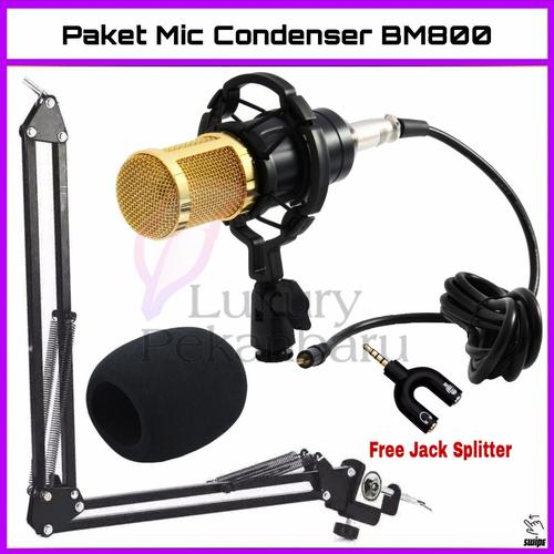 Jual Paket Mic Condenser BM800 Taffware 