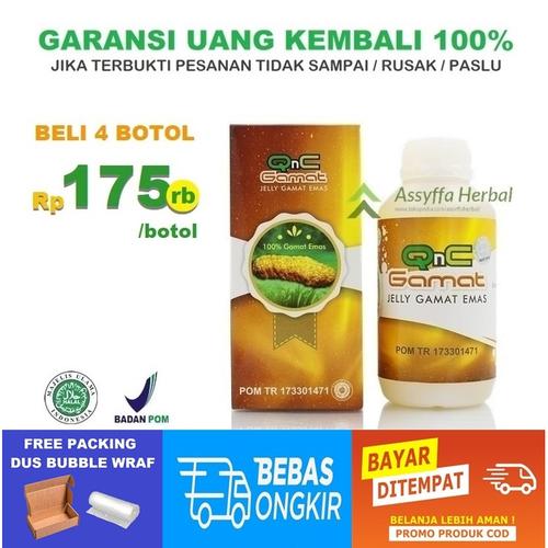 Gambar QNC JELLY GAMAT EKSTRA TERIPANG EMAS & MADU MURNI MURAH dari Assyffa Herbal Jakarta Timur Tokopedia