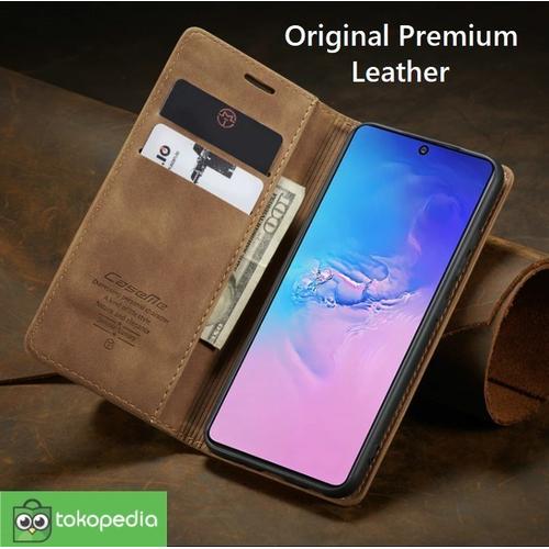 Jual Iphone Plus Flip Cover Wallet Premium Leather Case Original