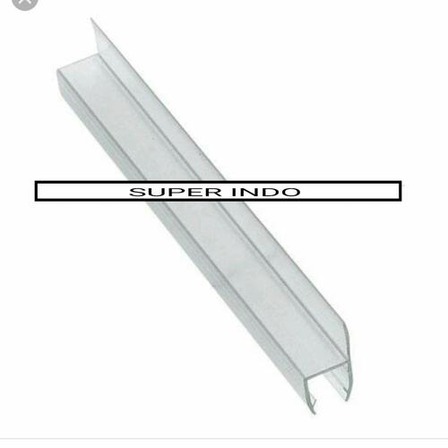 Jual list shower pintu kaca 10 mm dan 12mm ada 3 bentuk harga1 batang 1 ...