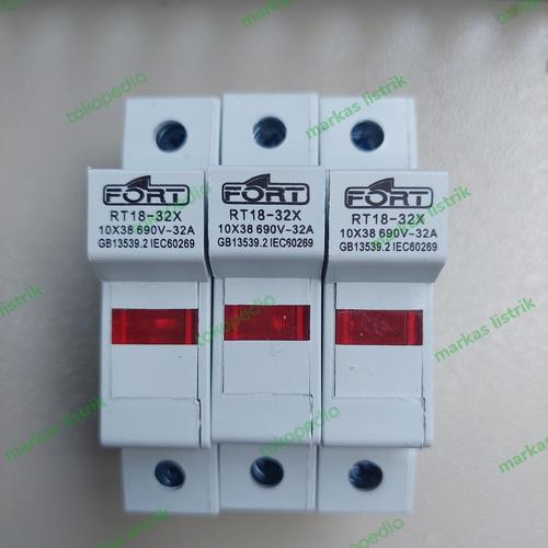 Jual fuse catridge + fuse link 6a ( sikring lampu pilot lamp panel