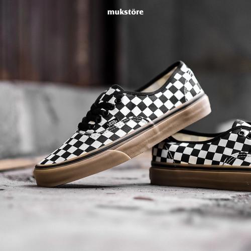 vans checkerboard gumsole