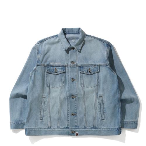 Jual BAPE Embroidery Loose Fit Denim 