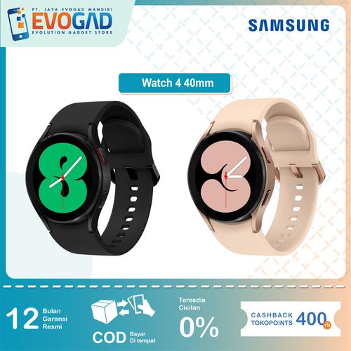 Promo Samsung Galaxy Watch 4 40mm Super AMOLED Wear OS Garansi Resmi -  Black - Jakarta Barat - Evogad Official | Tokopedia