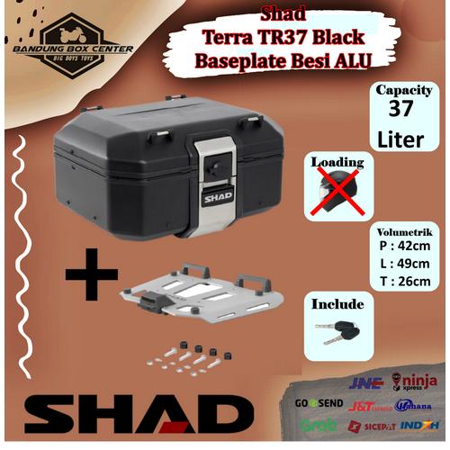 Tr 37 Jual Box Motor Pannier Almunium Shad Terra TR37 Black TR 37 Baseplate ...