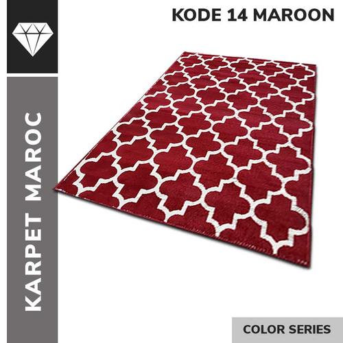 Gambar KARPET MAROC 14 WARNA 100x150 - MAROON dari Carpet Shop Indonesia Jakarta Utara Tokopedia