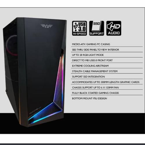 Jual PC Design/Gaming Ryzen 3600|16GB| SSD+HDD|VGA GT 1030 2GB