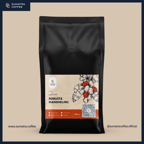 Gambar Kopi Fine Robusta Mandheling 500gr dari Sumatra Coffee Official Kota Medan Tokopedia