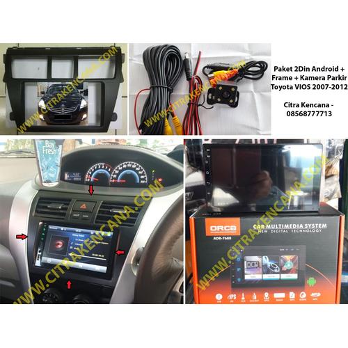 Gambar PAKET HEADUNIT ANDROID + KAMERA PARKIR VIOS dari CITRA KENCANA Jakarta Pusat Tokopedia