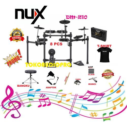 Gambar Nux DM210 dm-210 Dm 210 Digital Drum Elektrik Paket - PAKET STANDARD dari tokoaudioprocom Jakarta Pusat Tokopedia