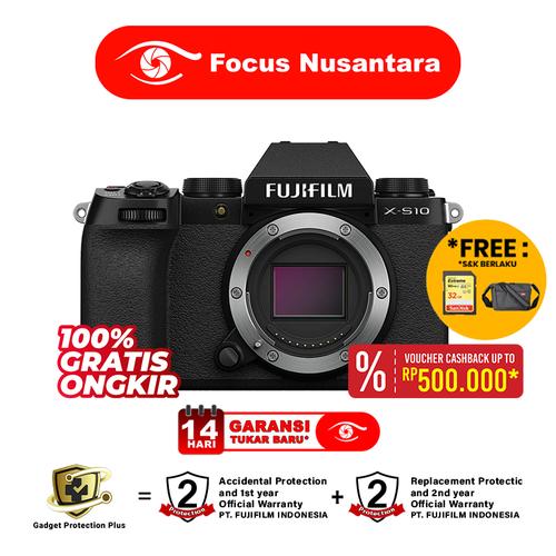 Foto Produk FUJIFILM X-S10 Body Only - Kamera Mirrorless / Fujifilm xs10 dari Focus Nusantara