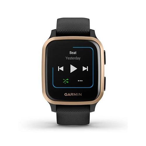 Jual Garmin Venu Sq Music Black/Rose Gold Tangerang