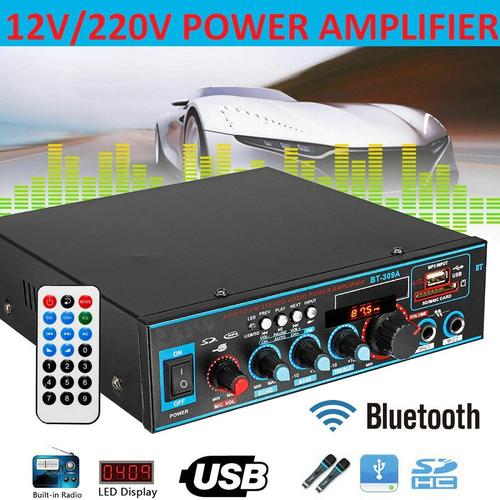 Jual Audio Amplifier BT-309A Bluetooth 5.0 Stereo 2 Channel 800W ...
