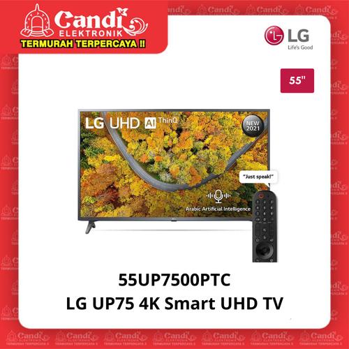 Gambar LG LED TV 55 INCH 55UP7550PTC - 4K Smart UHD TV 55UP7550 / 55 UP7550 dari Candi Elektronik Solo Kota Surakarta Tokopedia