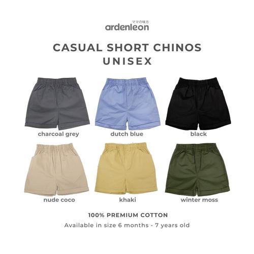 Gambar ARDENLEON Boys Short Chinos Pendek - Black, S (6-12 Mo) dari ARDENLEON Jakarta Barat Tokopedia