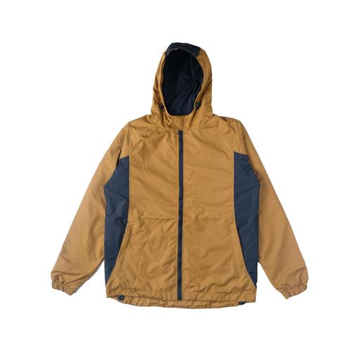 Gambar Coop Design - Kipps Jaket Parasut Pria dengan Hoodie - Mustard-Black, XXL dari Coop Design Kota Bandung Tokopedia